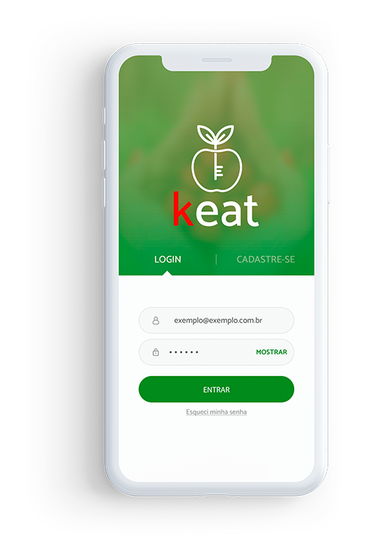 App tela inicial